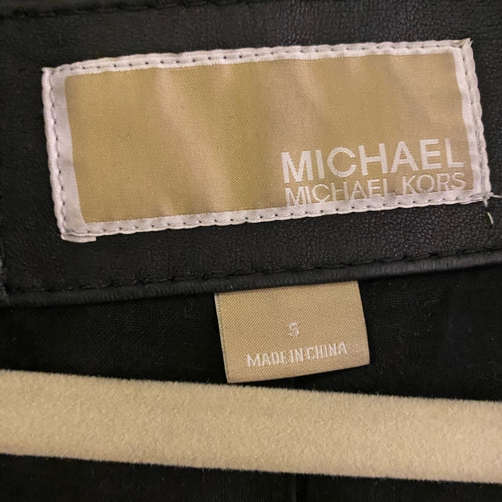 Black genuine leather jacket